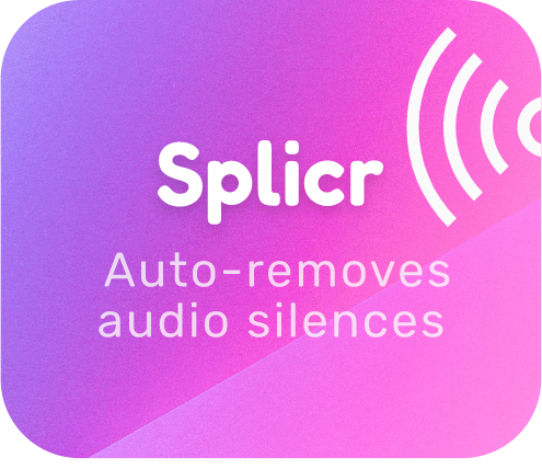 Splicr: Auto-removes audio silences